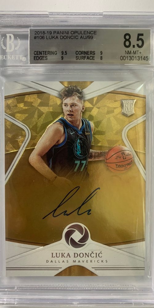 Luka Doncic Rookie Auto