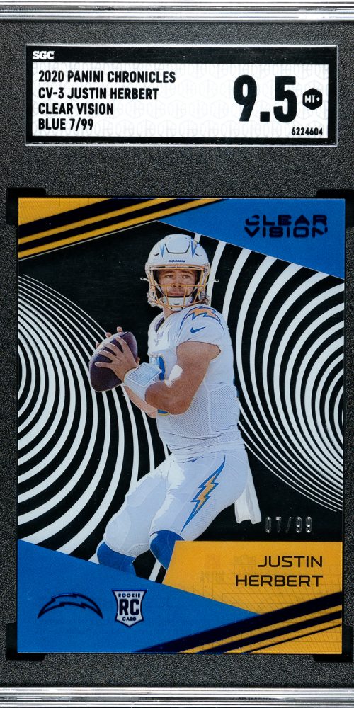 Chronicles Justin Herbert Clear Vision Rookie